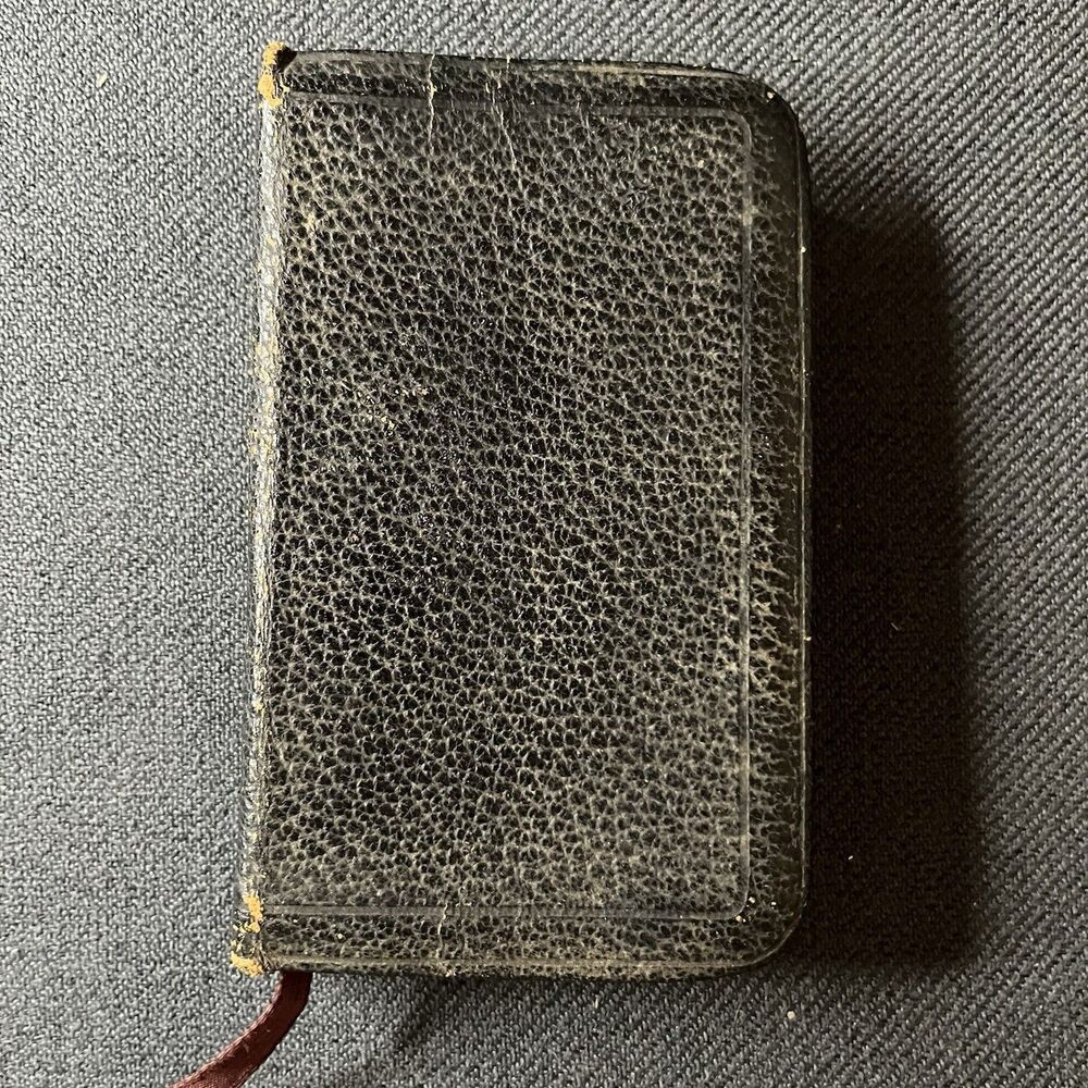 Vintage 1940s Pocket New Testament & Psalms World Publishing SC Inscription 1949